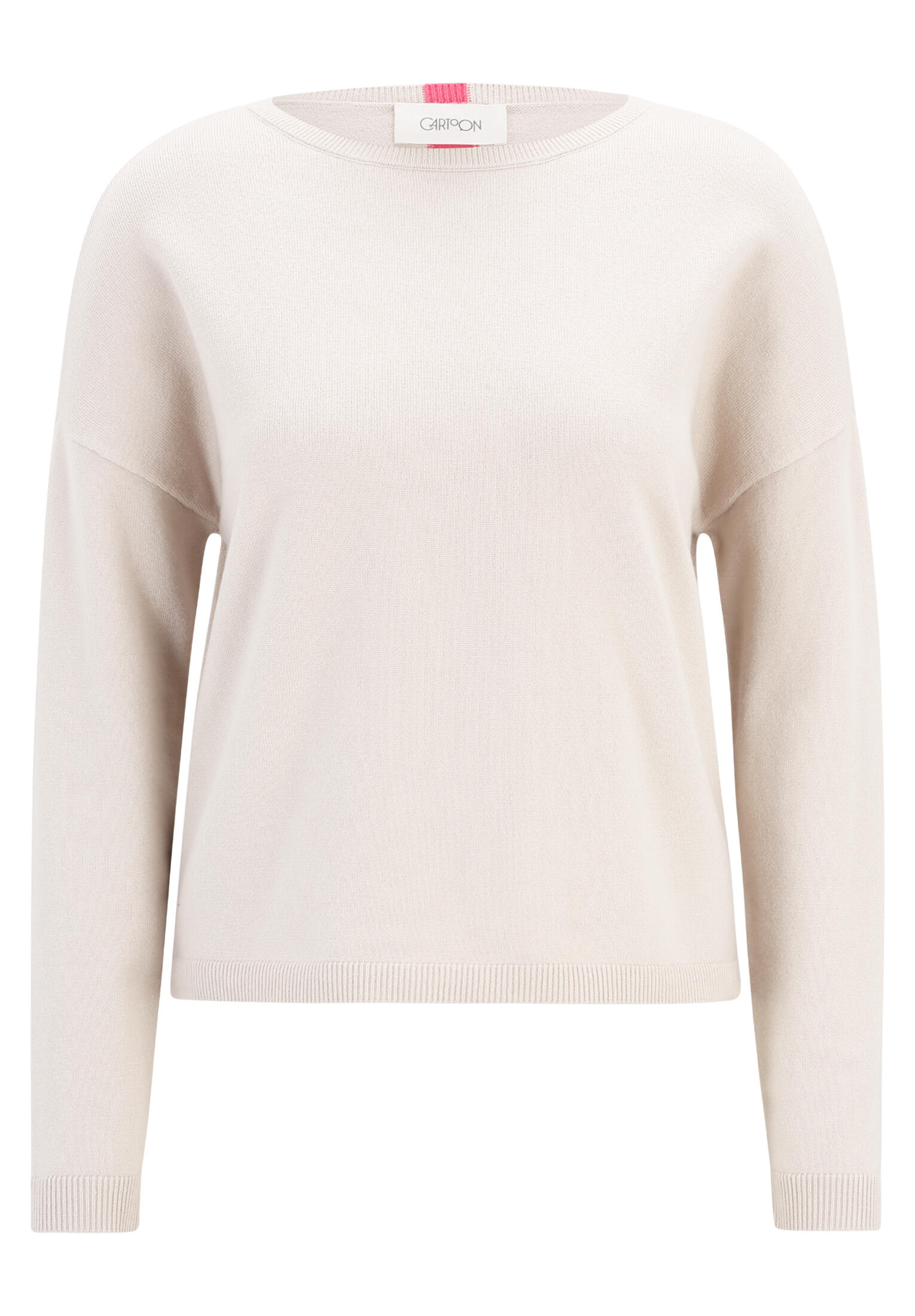 CARTOON - Strickpullover cream/pink - Gr. - 42 von CARTOON