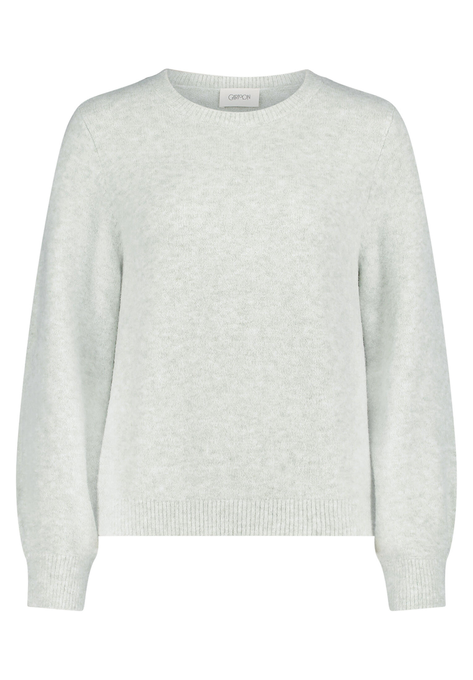 CARTOON - Strickpullover grey green melange - Gr. - 38 von CARTOON