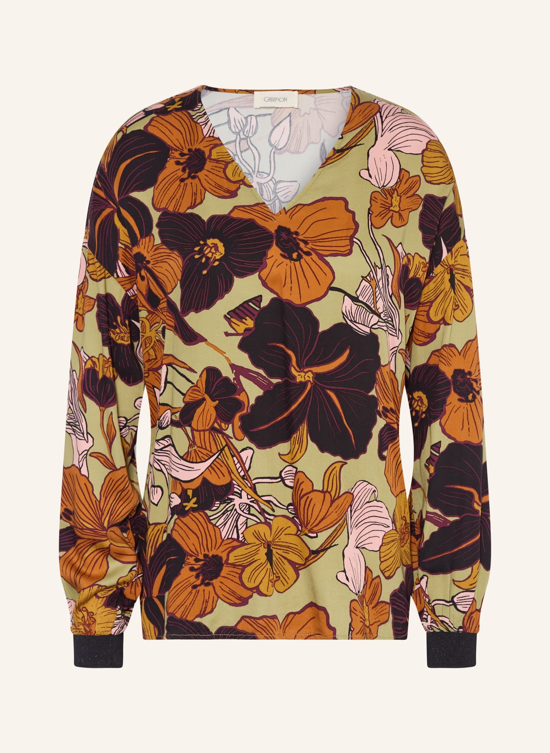 Cartoon Blusenshirt braun von CARTOON