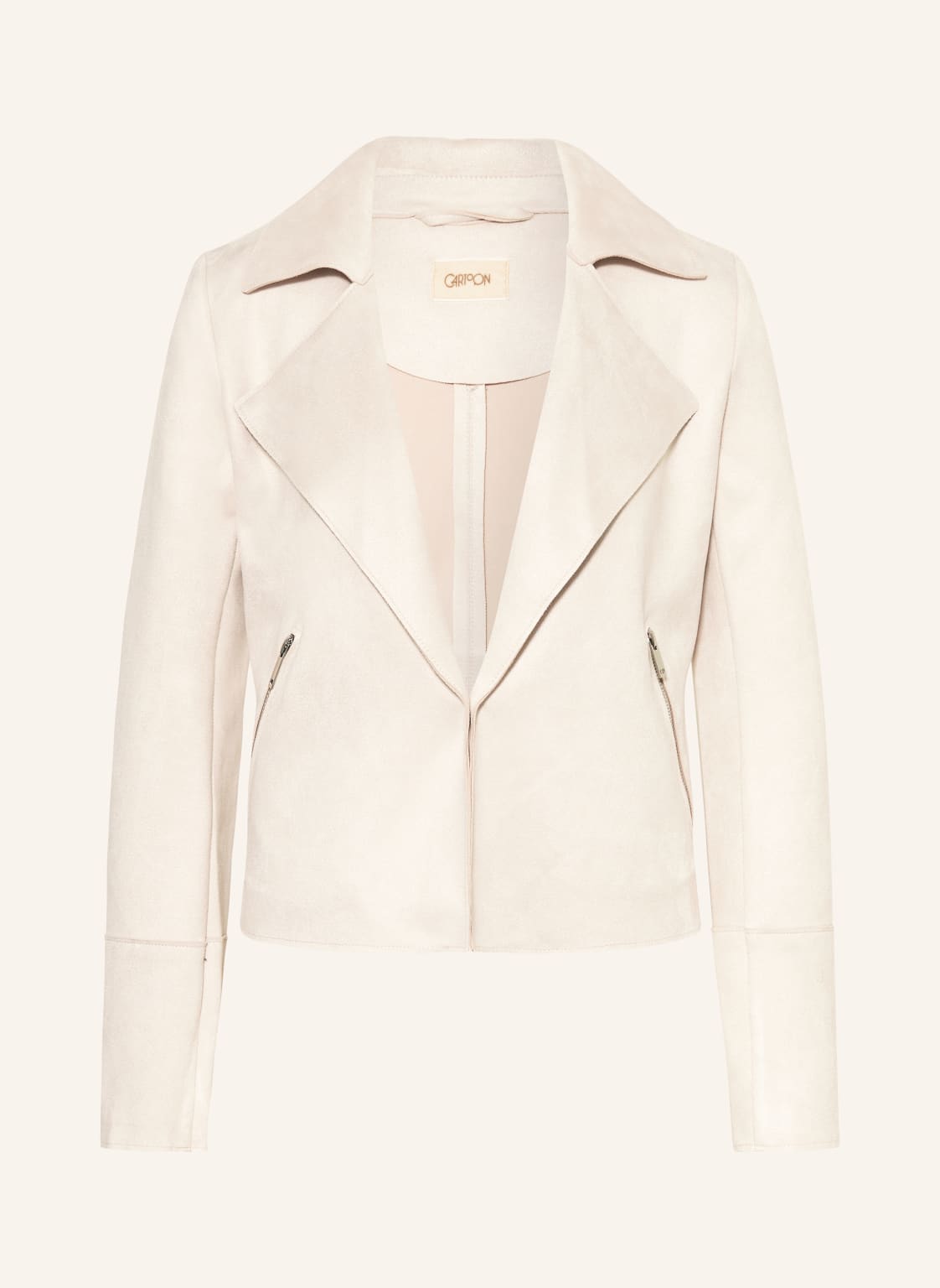 Cartoon Jacke In Lederoptik grau von CARTOON