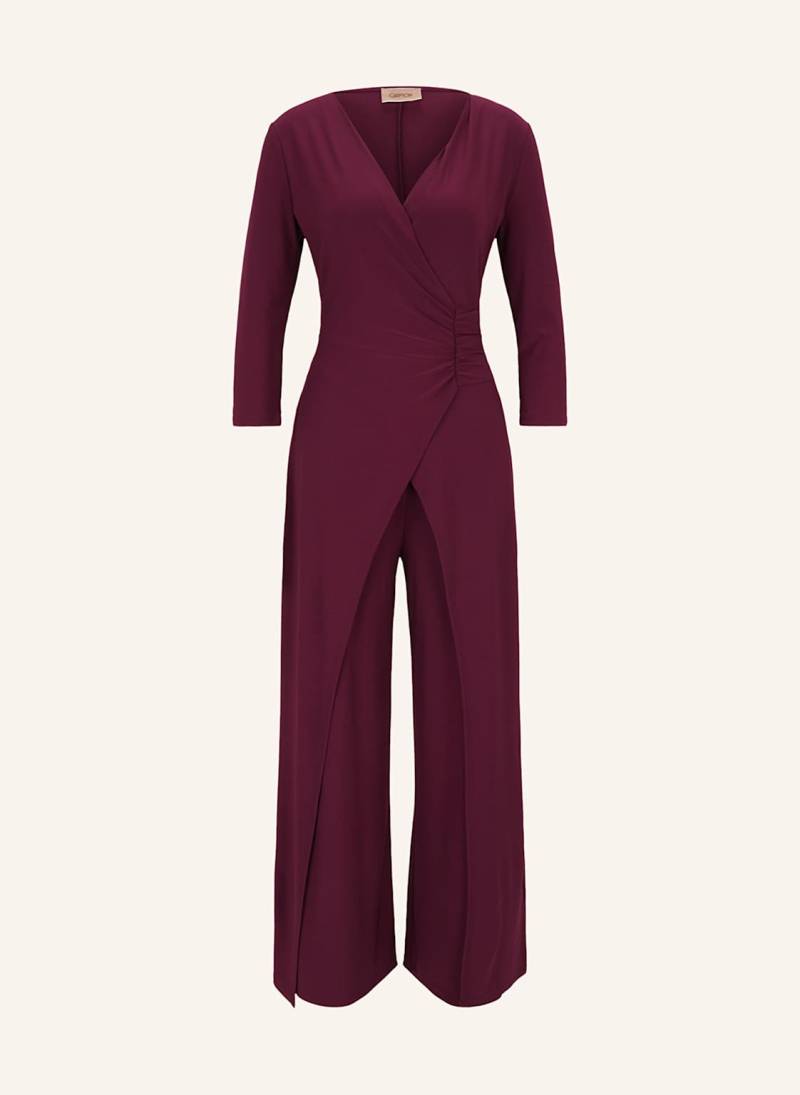 Cartoon Jumpsuit In Wickeloptik Mit 3/4-Arm lila von CARTOON