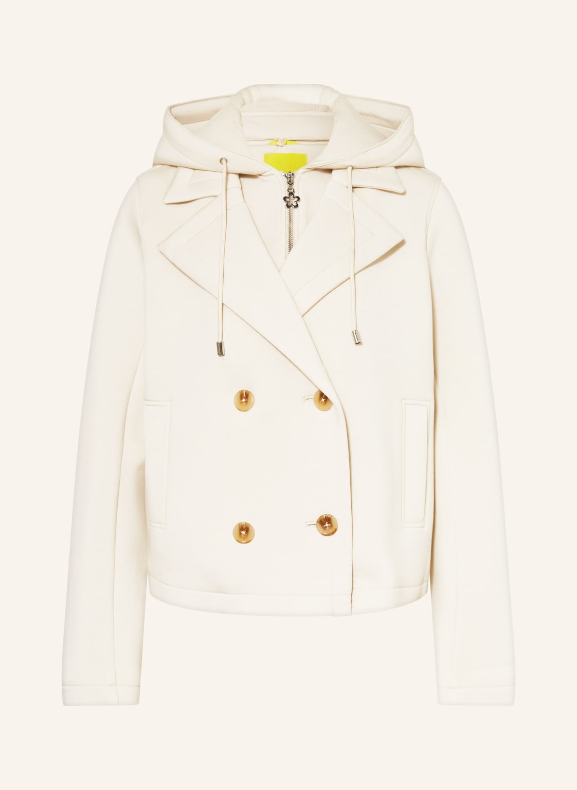 Cartoon Kastenjacke Mit Herausnehmbarer Blende beige von CARTOON