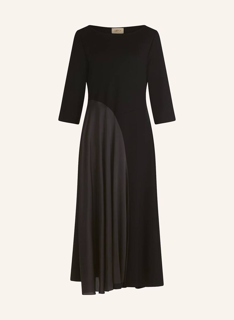 Cartoon Kleid Im Materialmix Mit 3/4-Arm schwarz Cartoon Kleid Im Materialmix Mit 3/4-Arm schwarz von CARTOON