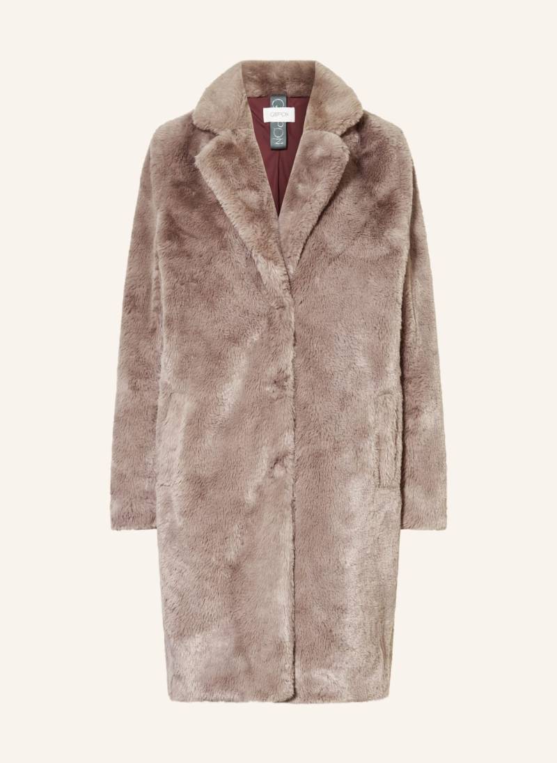 Cartoon Kunstfell-Mantel beige von CARTOON