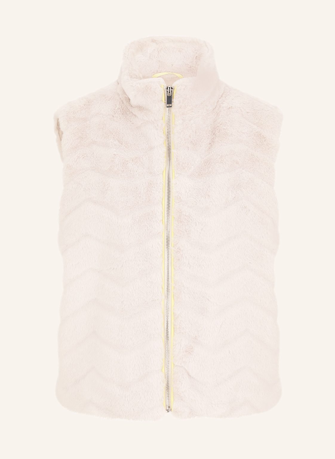 Cartoon Kunstpelz-Weste weiss von CARTOON