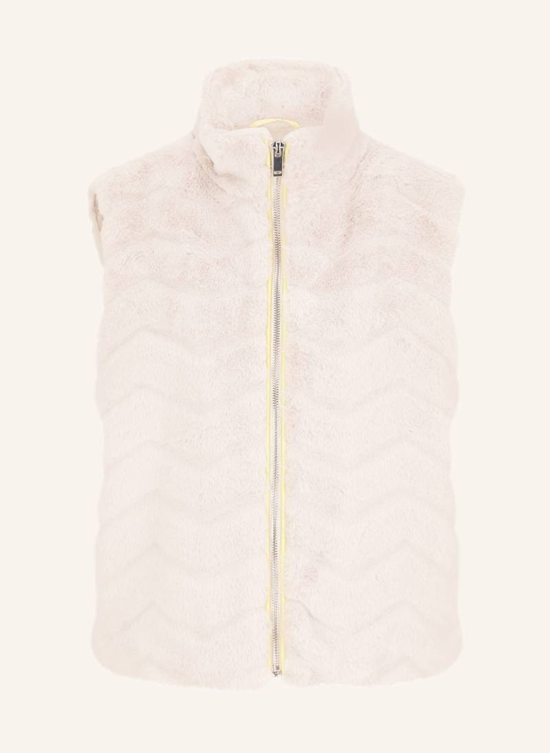 Cartoon Kunstpelz-Weste weiss von CARTOON