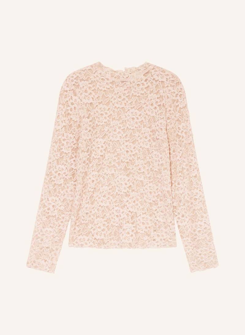 Cartoon Longsleeve Aus Spitze pink von CARTOON