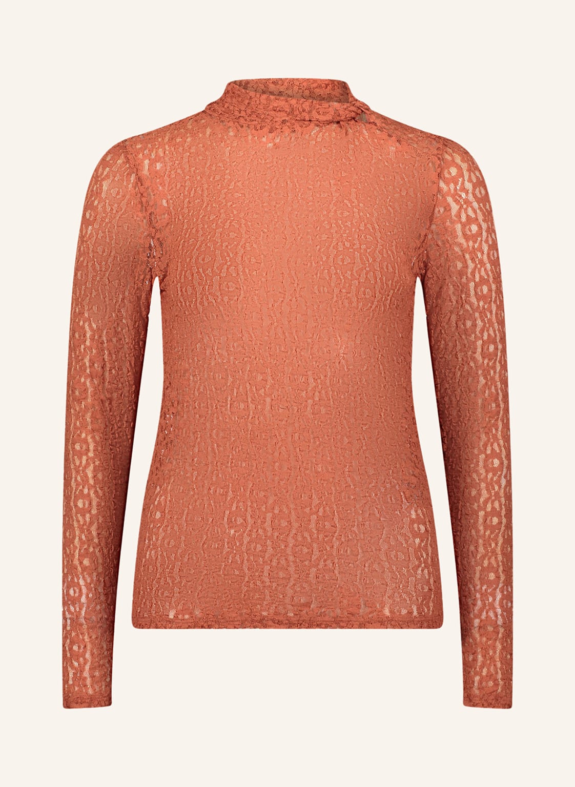 Cartoon Longsleeve Aus Spitze rot von CARTOON