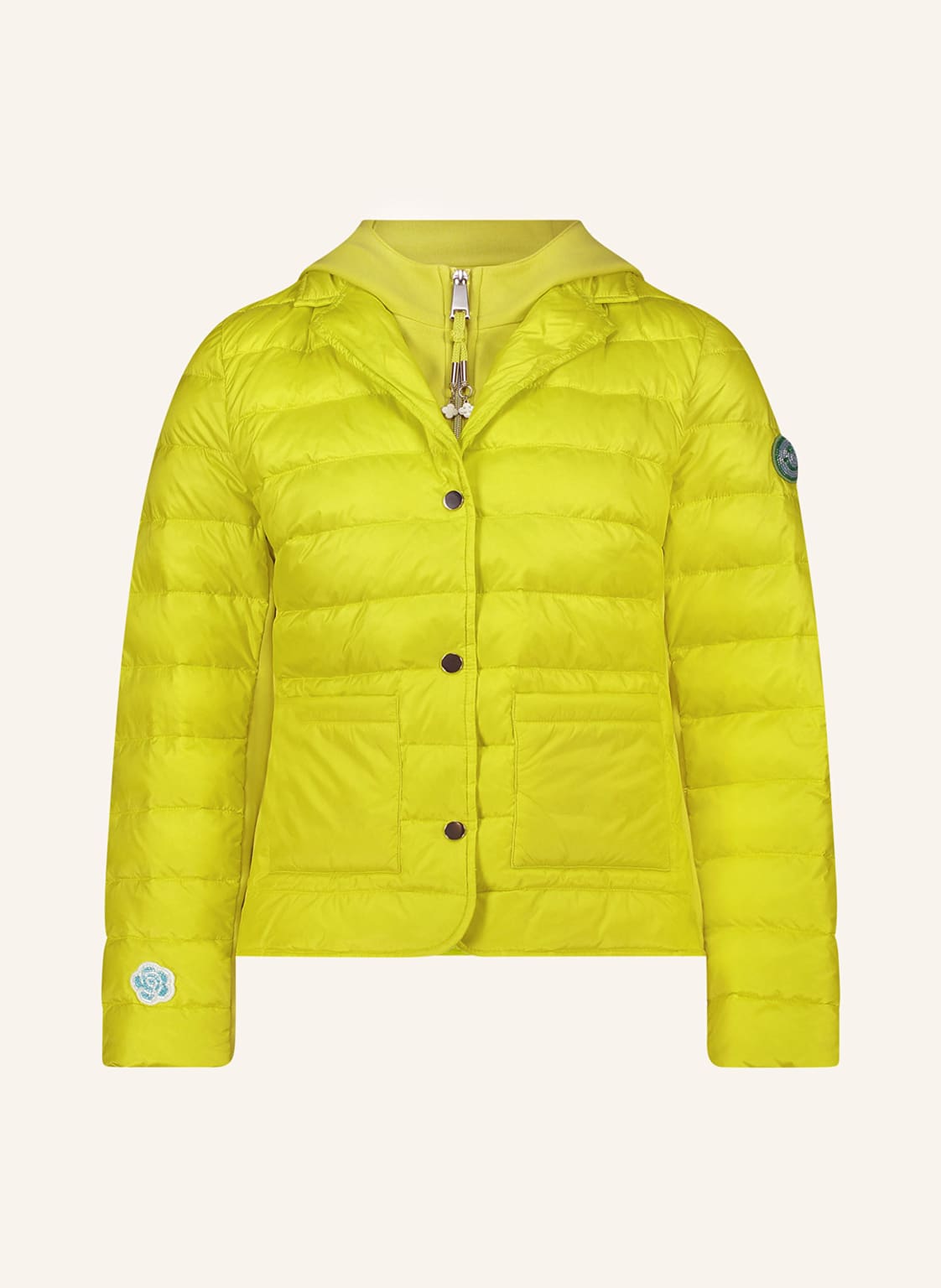 Cartoon Steppjacke Mit Herausnehmbarer Blende gelb von CARTOON