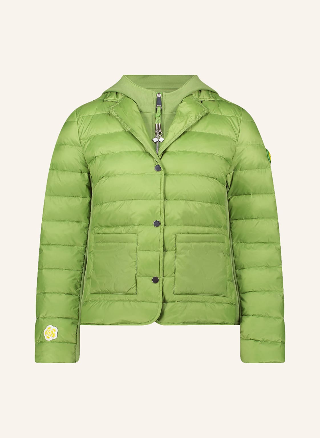 Cartoon Steppjacke Mit Herausnehmbarer Blende gruen von CARTOON