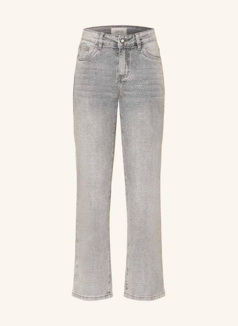 Cartoon Straight Jeans Mit Schmucksteinen grau Cartoon Straight Jeans Mit Schmucksteinen grau von CARTOON
