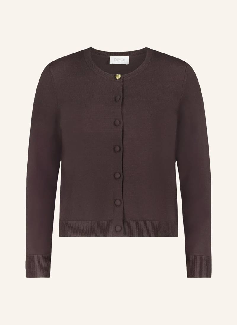 Cartoon Strickjacke braun von CARTOON