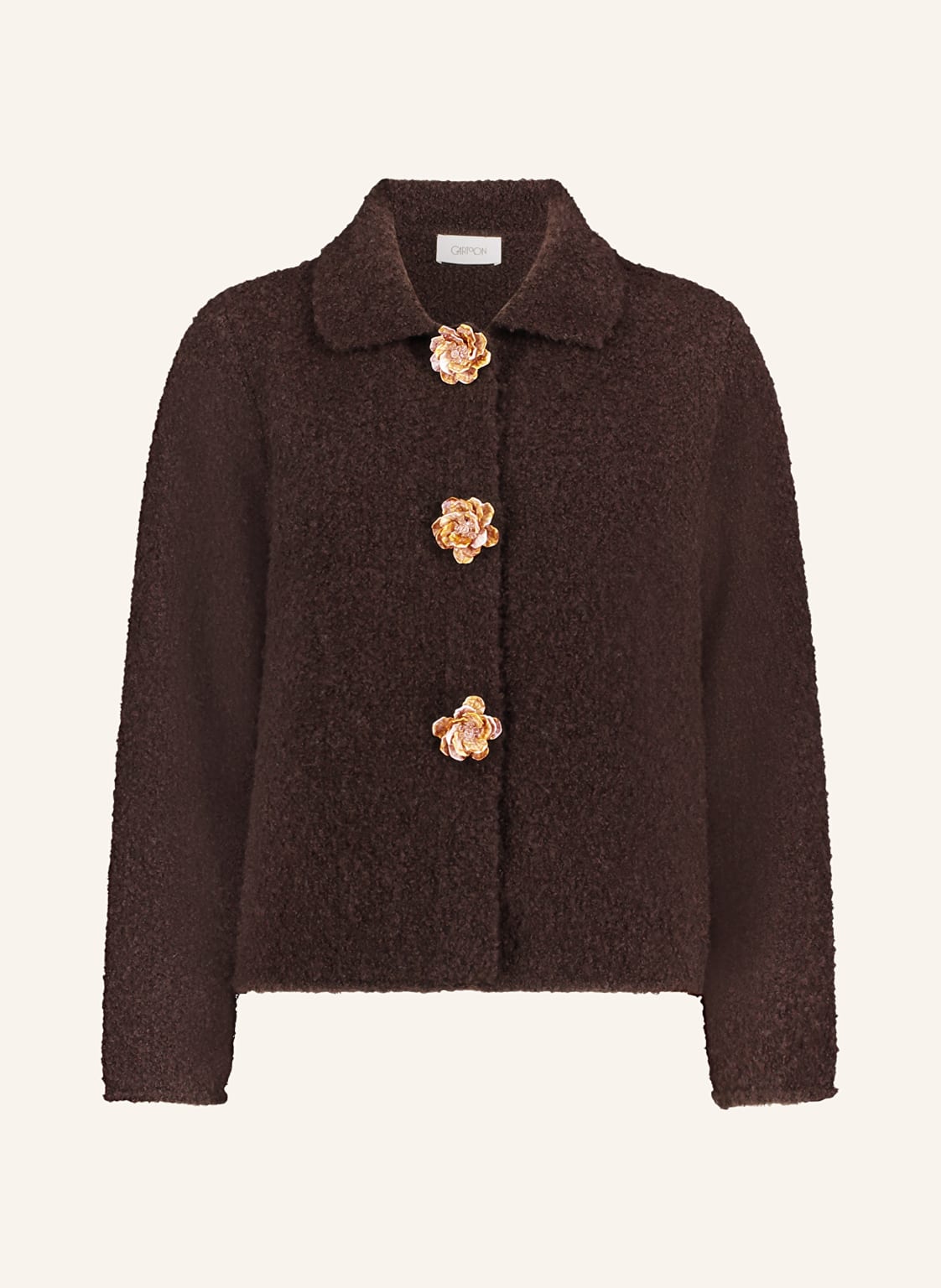 Cartoon Strickjacke braun von CARTOON