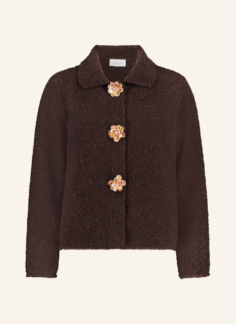 Cartoon Strickjacke braun von CARTOON