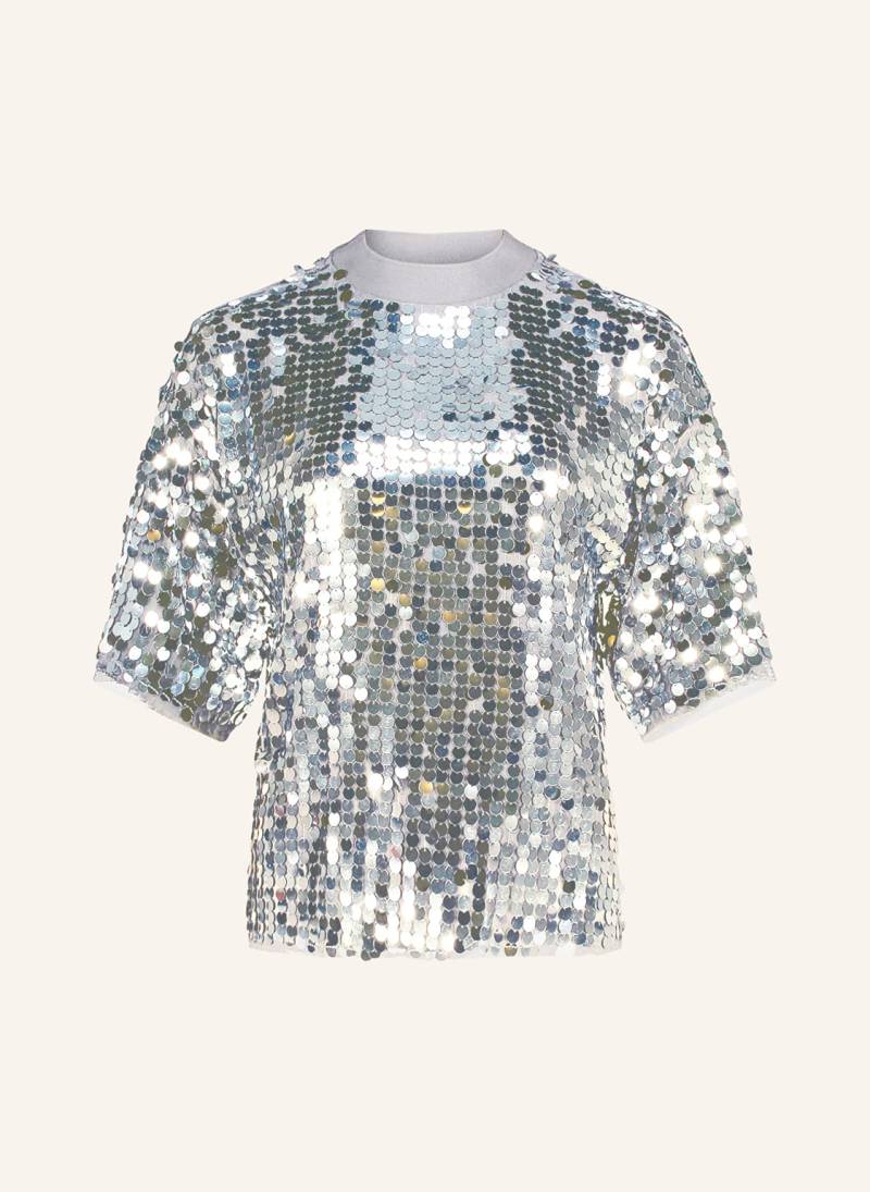 Cartoon T-Shirt Mit Pailletten silber von CARTOON