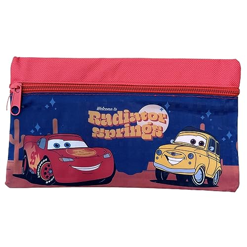 Tombolino Federmäppchen Schultasche Schule Schreibwaren Organizer Stifthalter Bleistifte Farben, rot, 21 x 11 x 1 cm, Cars von CARTOON