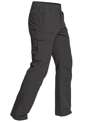 CARWORNIC Herren Leicht Taktisch Hose Schnelltrocknend Wanderhose Angelhose Outdoorhose Stretch Zip Off Cargohose Funktionshose Arbeitshose Trekkinghose Für Frühling Sommer Herbst von CARWORNIC