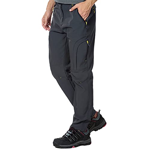 CARWORNIC Herren Wanderhose Outdoor Hosen Für Herren Wasserdicht Skihose Softshellhose Trekkinghose Winter Thermohose Outdoorhose Winddicht Warme Gefüttert Snowboardhose Winterhose CARWORNIC Herren Wanderhose Outdoor Hosen Für Herren Wasserdicht Skihose Softshellhose Trekkinghose Winter Thermohose Outdoorhose Winddicht Warme Gefüttert Snowboardhose Winterhose von CARWORNIC