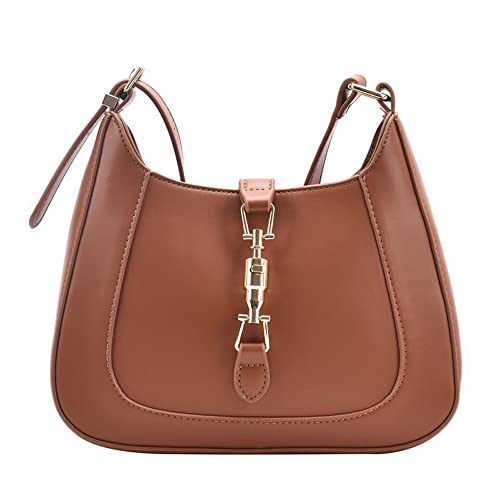 CARZA Umhängetasche Geldbörse für Frauen, Handtasche Crossbody Tasche Unterarm PU Leder Geldbörse Tote, Braun von CARZA