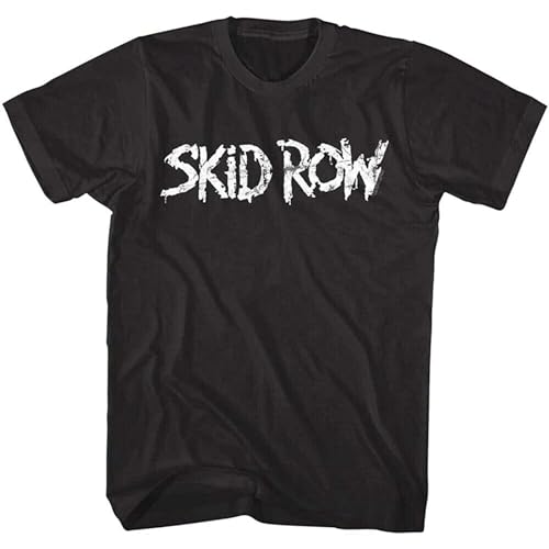 Skid Row Vintage Logo T Shirt Heavy Metal Rock Concert Tour Merch Top Shirt for Men Shirt Black M von CARjay