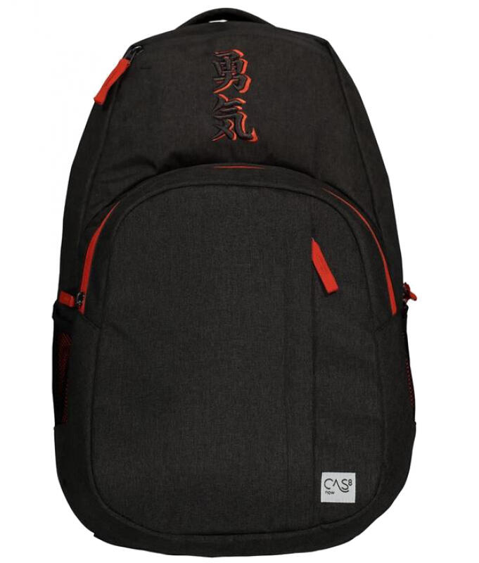 CAS8 - Cas8 Rucksack mit Laptopfach aus Spinnstoff antra-orange Grau von CAS8