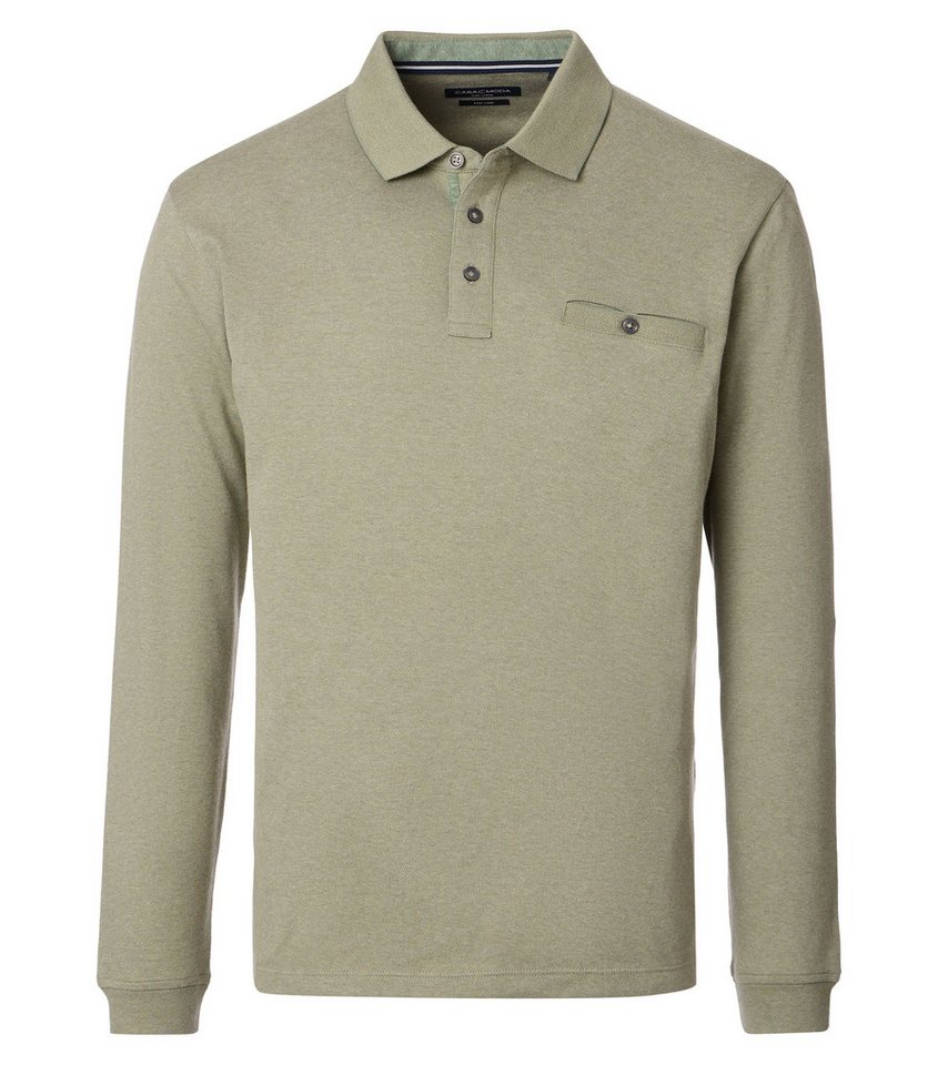 CASA DOMA Rundhalspullover Polo-Shirt Langarm von CASA DOMA
