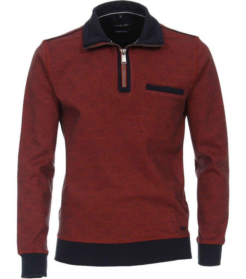 CASA DOMA Rundhalspullover Sweat-Troyer gemustert CASA DOMA Rundhalspullover Sweat-Troyer gemustert von CASA DOMA
