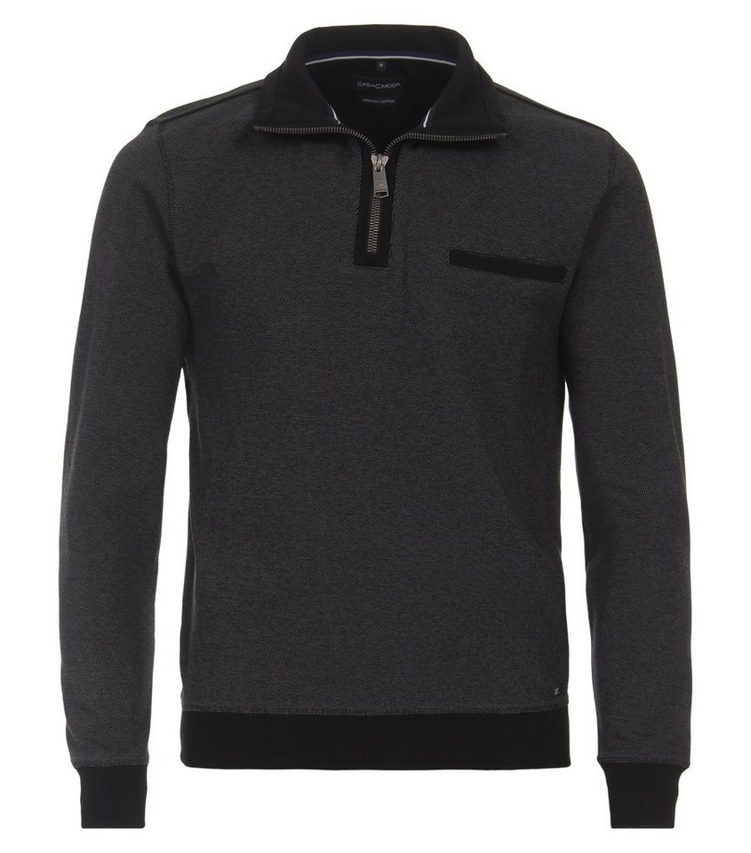 CASA DOMA Rundhalspullover Sweat-Troyer gemustert CASA DOMA Rundhalspullover Sweat-Troyer gemustert von CASA DOMA