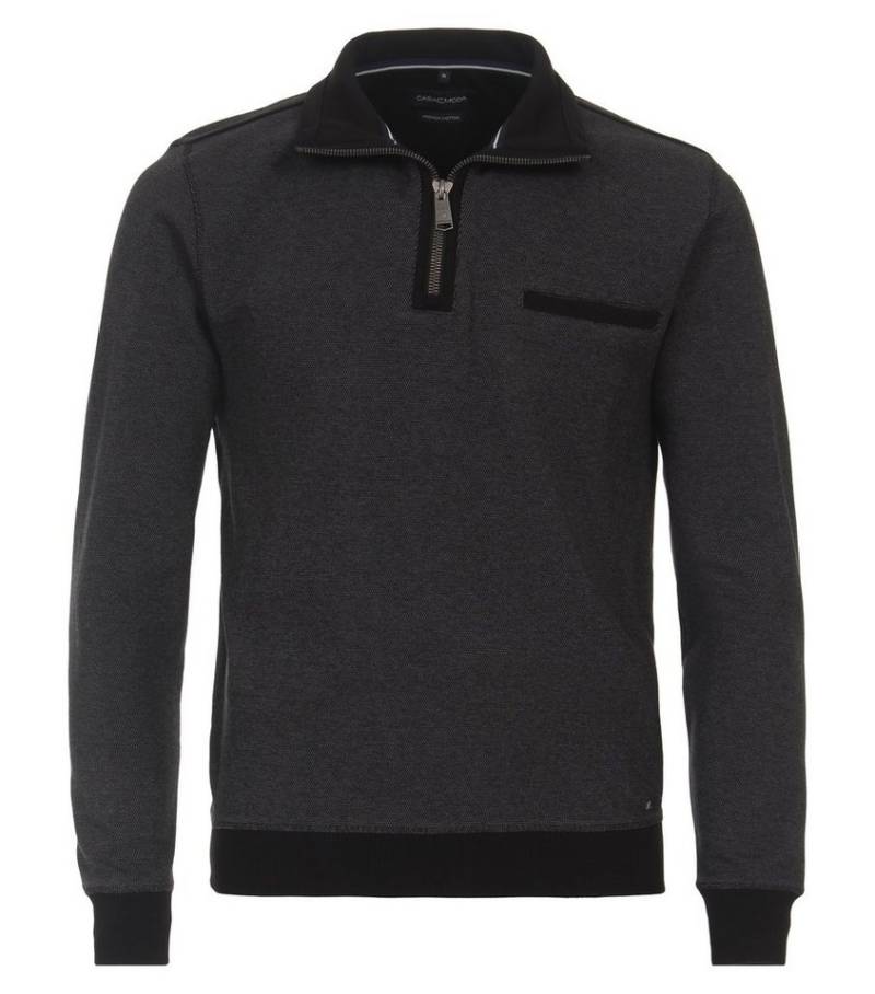 CASA DOMA Rundhalspullover Sweat-Troyer gemustert von CASA DOMA
