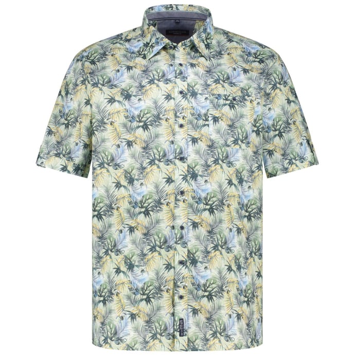 CASA MODA Freizeithemd mit Allover-Muster, Short Style von CASA MODA
