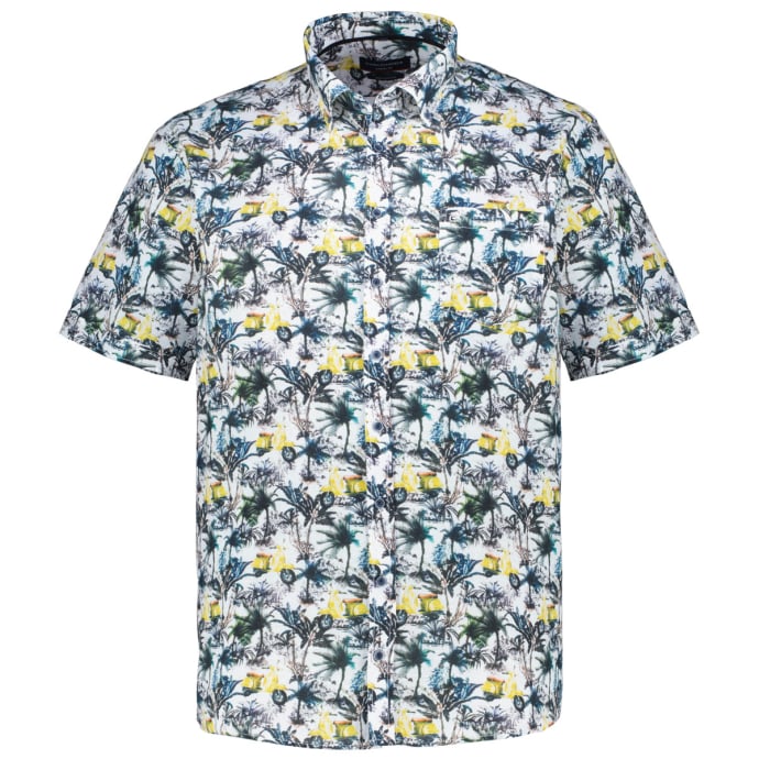 CASA MODA Freizeithemd aus Leinenmischung, Short Style CASA MODA Freizeithemd aus Leinenmischung, Short Style von CASA MODA