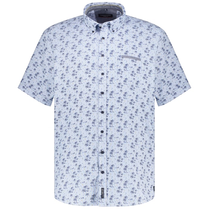 CASA MODA Freizeithemd mit Allover-Print, Short Style von CASA MODA