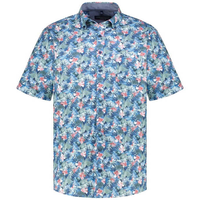 CASA MODA Freizeithemd mit Allover-Print, Short Style von CASA MODA