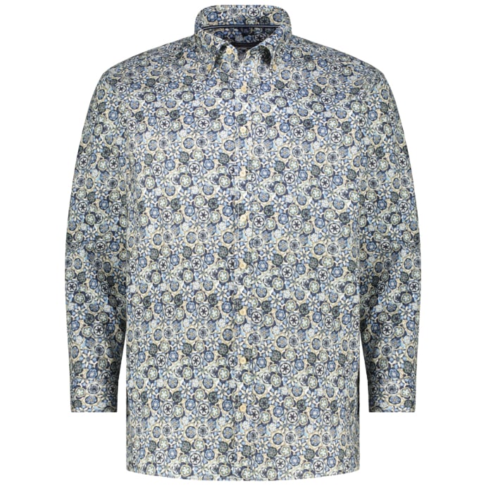 CASA MODA Freizeithemd mit Allover-Print von CASA MODA