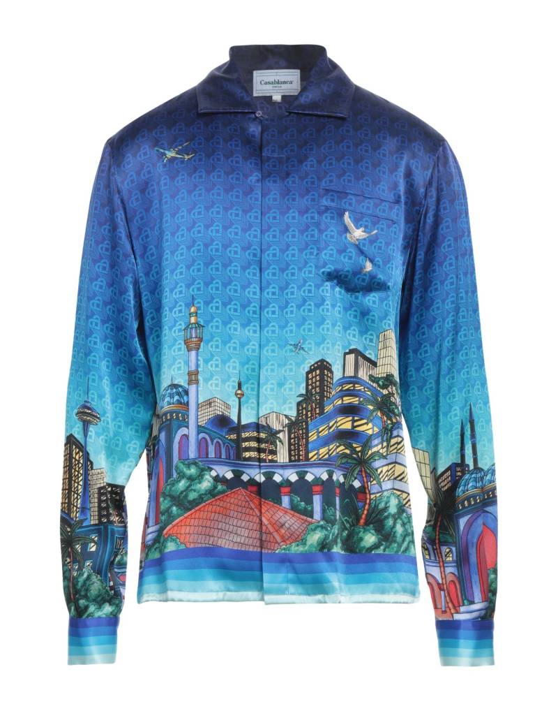CASABLANCA Hemd Herren Königsblau von CASABLANCA