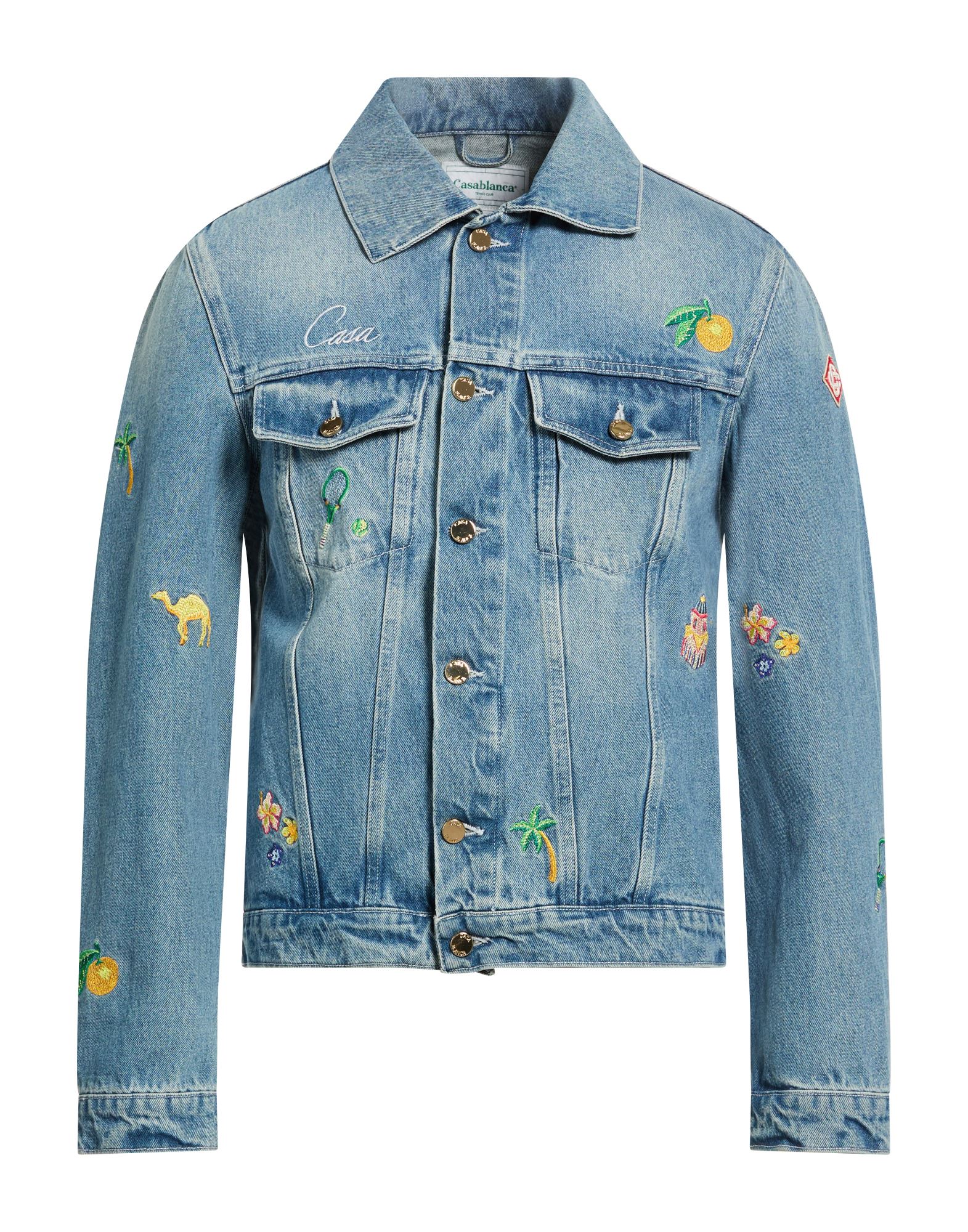 CASABLANCA Jeansjacke/-mantel Herren Blau von CASABLANCA