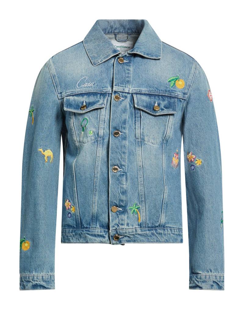 CASABLANCA Jeansjacke/-mantel Herren Blau von CASABLANCA