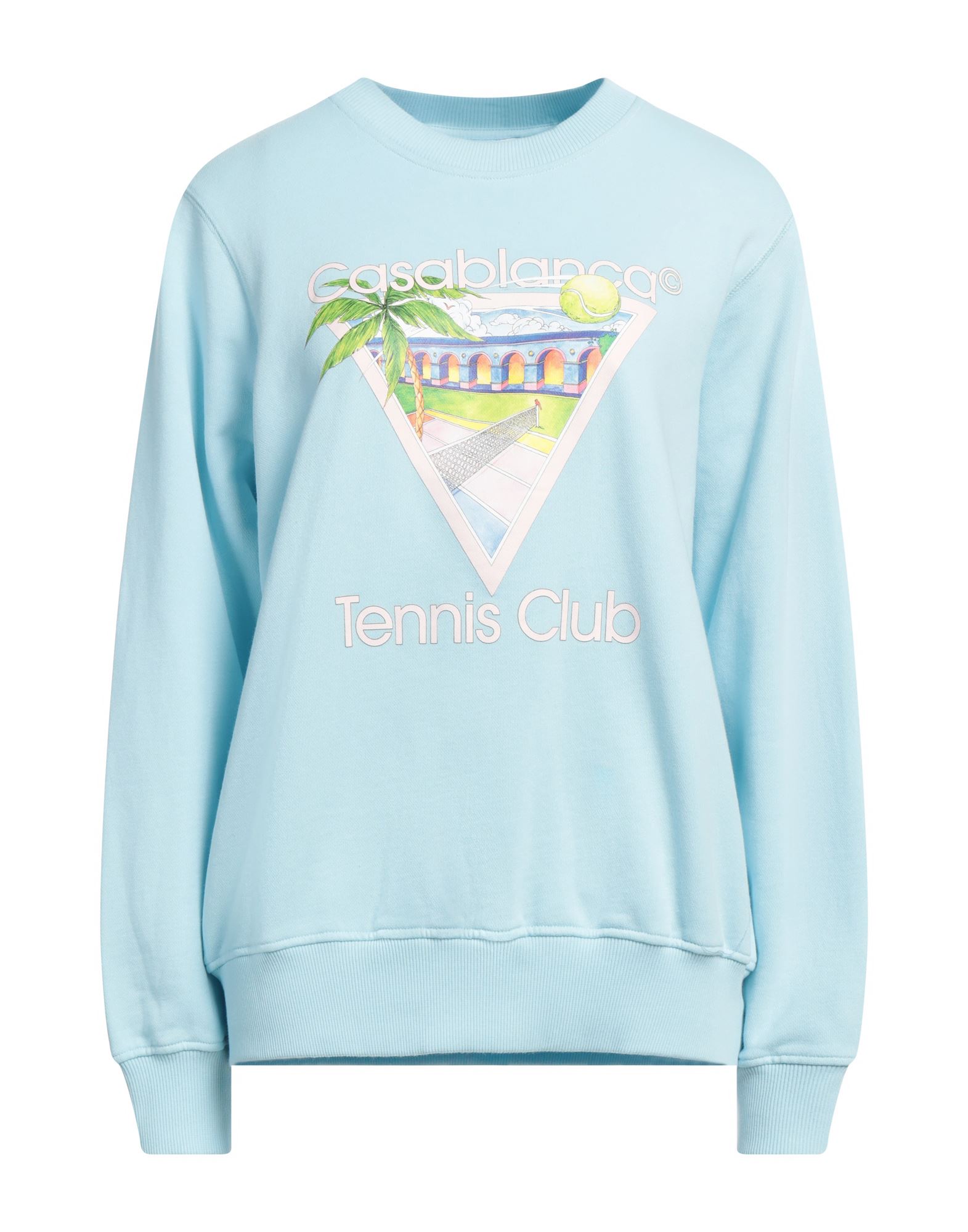 CASABLANCA Sweatshirt Damen Himmelblau CASABLANCA Sweatshirt Damen Himmelblau von CASABLANCA
