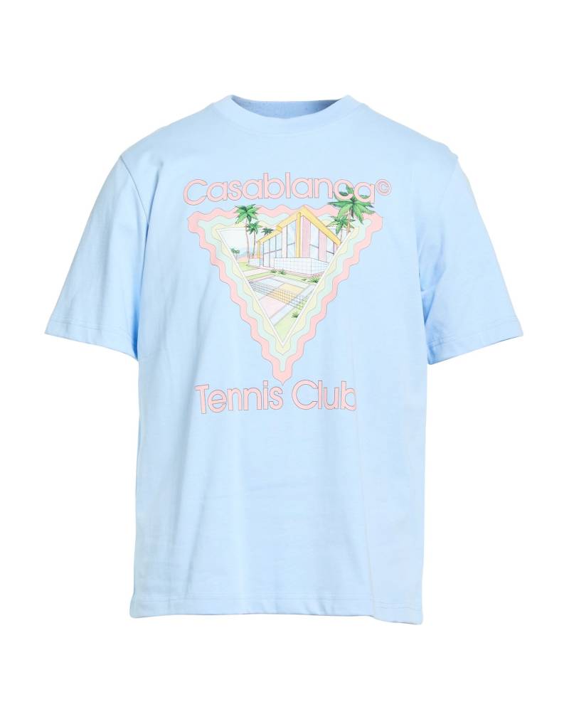 CASABLANCA T-shirts Herren Himmelblau von CASABLANCA