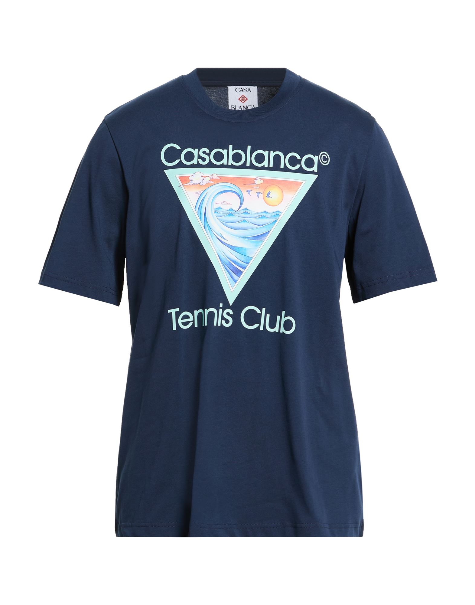 CASABLANCA T-shirts Herren Marineblau von CASABLANCA