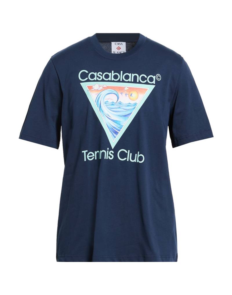 CASABLANCA T-shirts Herren Marineblau von CASABLANCA