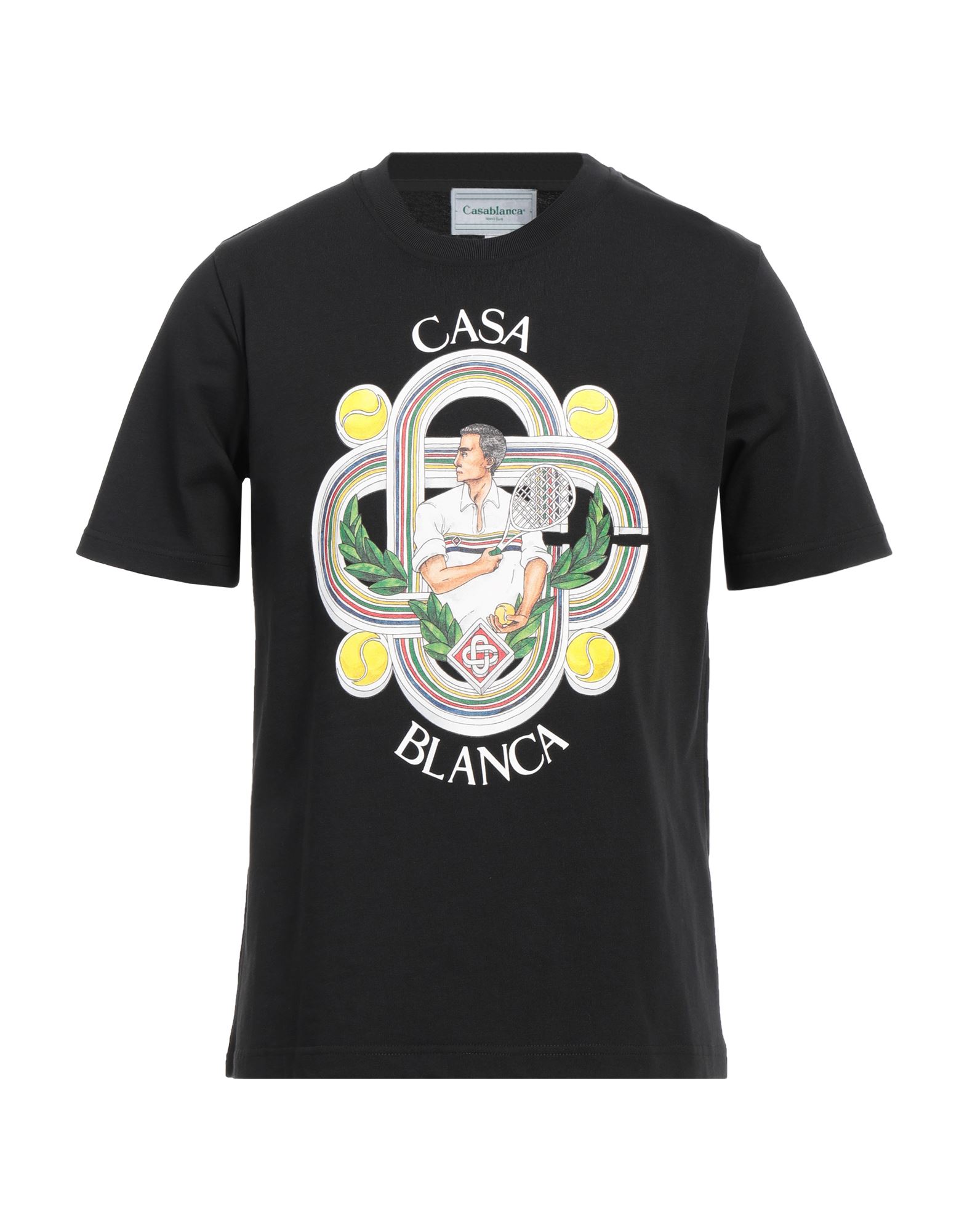 CASABLANCA T-shirts Herren Schwarz CASABLANCA T-shirts Herren Schwarz von CASABLANCA