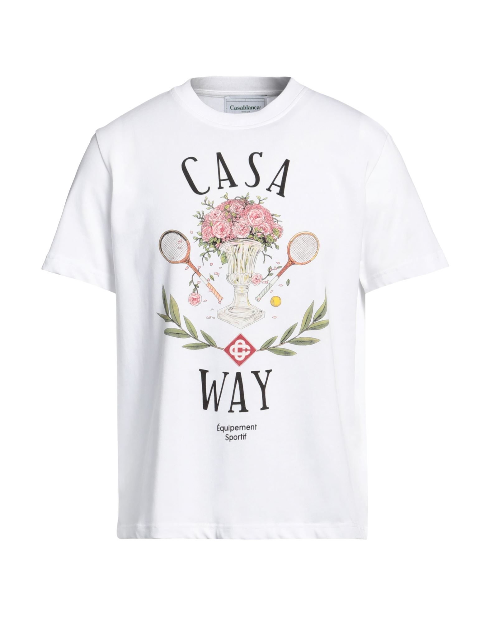 CASABLANCA T-shirts Herren Weiß CASABLANCA T-shirts Herren Weiß von CASABLANCA