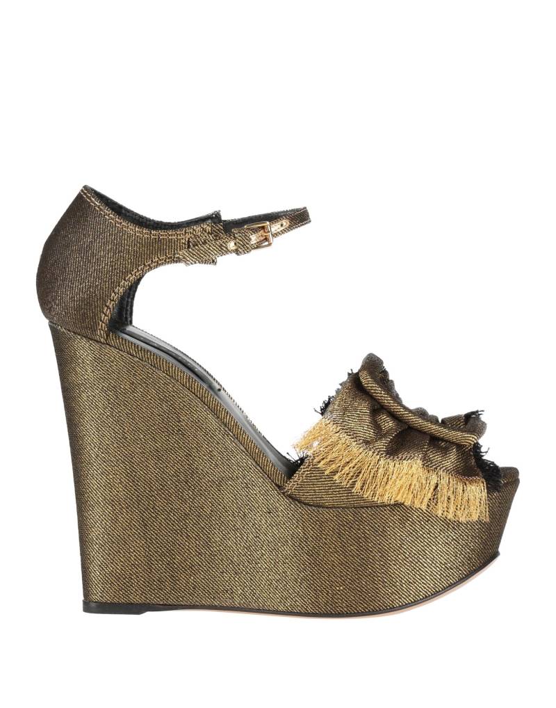 CASADEI Sandale Damen Gold von CASADEI