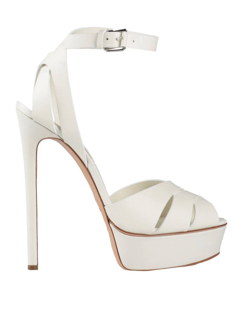 CASADEI Sandale Damen Off white von CASADEI
