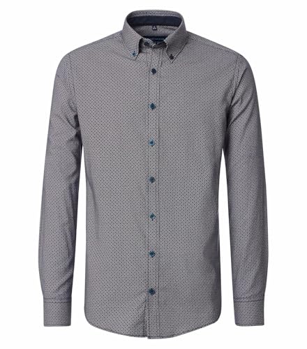 CASAMODA - Comfort Fit - Herren Freizeit Hemd Langarm (444344400), Größe:4XL, Farbe:Braun (200) von CASAMODA