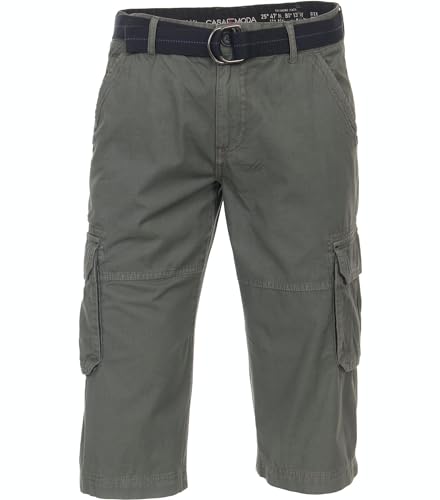 CASAMODA Bermuda 3/4 Short Cargo Baumwolle Oliv Größe W33 von CASAMODA