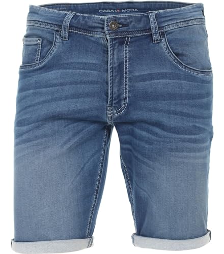 CASAMODA Bermuda Short Jeans Stretch dunkelblau Größe W32 von CASAMODA