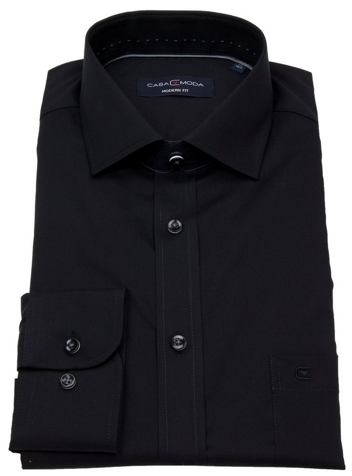 CASAMODA Businesshemd Casamoda Modern Fit leicht tailliert Kentkragen von CASAMODA