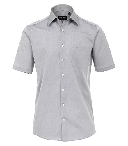CASAMODA Businesshemd Kurzarm Uni Comfort Fit Grau 53 CASAMODA Businesshemd Kurzarm Uni Comfort Fit Grau 53 von CASAMODA